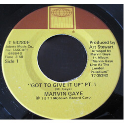 Marvin Gaye Got To Give It Up Vinyl 7" USED