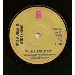McFadden & Whitehead Ain't No Stoppin' Us Now Vinyl 7" USED