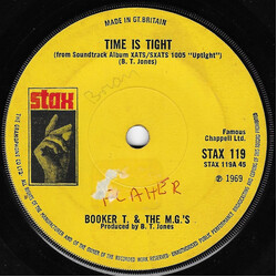Booker T & The MG's Time Is Tight / Hang 'Em High Vinyl 7" USED