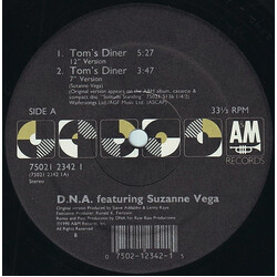 DNA / Suzanne Vega Tom's Diner Vinyl 12" USED