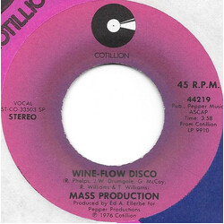 Mass Production Wine-Flow Disco / Fun In The Sun Vinyl 7" USED