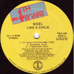 Noel Like A Child Vinyl 12" USED