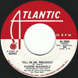 Eugene McDaniels Tell Me Mr. President Vinyl 7" USED