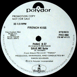 French Kiss (2) Panic / Save Me (Suite) Vinyl 12" USED