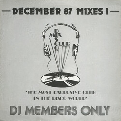 Various December 87 - Mixes 1 Vinyl 12" USED