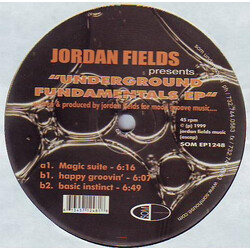 Jordan Fields Underground Fundamentals EP Vinyl 12" USED
