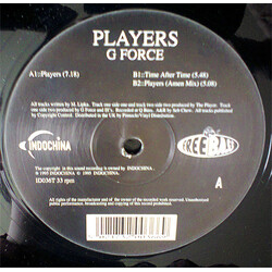 G Force Players Vinyl 12" USED