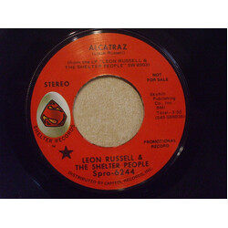 Leon Russell & The Shelter People Alcatraz Vinyl 7" USED