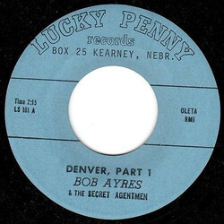 Bob Ayres & The Secret Agentmen Denver Vinyl 7" USED