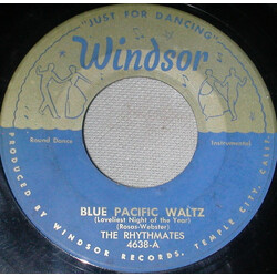 The Rhythmates / The George Poole Orchestra Blue Pacific Waltz / While We Dream Vinyl 7" USED