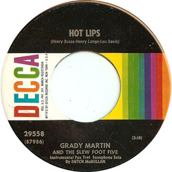 Grady Martin And The Slew Foot Five Hot Lips / Singin' The Blues Till My Daddy Comes Home Vinyl 7" USED