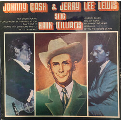 Johnny Cash / Jerry Lee Lewis Sing Hank Williams Vinyl LP USED