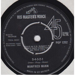Manfred Mann 5-4-3-2-1 / Without You Vinyl 7" USED