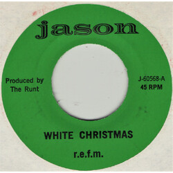 r.e.f.m. / Link Cromwell White Christmas / No Jestering Vinyl 7" USED