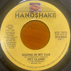Pet Clams Riding In My Car/ Gonna Get Fooled Again Vinyl 7" USED