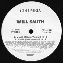 Will Smith Miami Vinyl 12" USED