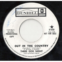 Three Dog Night Out In The Country Vinyl 7" USED