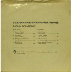 Various FM Radio Spots From Warner/Reprise Looney Tunes Series Vinyl 7" USED