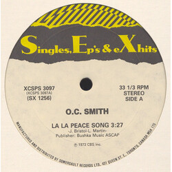 OC Smith / Earth, Wind & Fire La La Peace Song / Sun Goddess Vinyl 12" USED