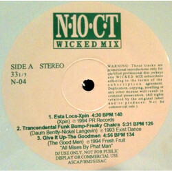 Various N.10.C.T 04 Vinyl 12" USED