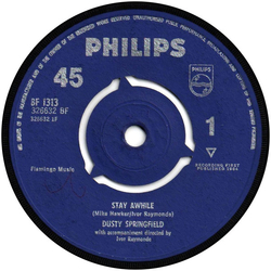 Dusty Springfield Stay Awhile Vinyl 7" USED