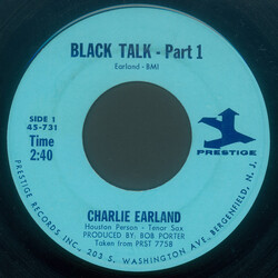 Charles Earland Black Talk Vinyl 7" USED