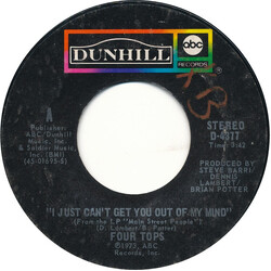 Four Tops I Just Can't Get You Out Of My Mind Vinyl 7" USED