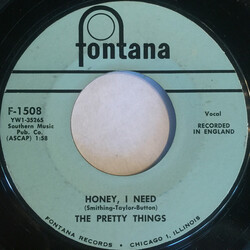 The Pretty Things Honey, I Need / I Can Never Say Vinyl 7" USED