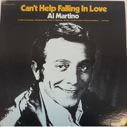 Al Martino Can't Help Falling In Love Vinyl LP USED