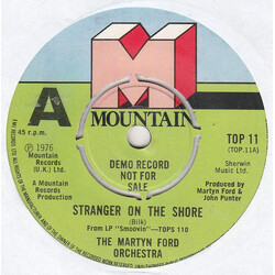 The Martyn Ford Orchestra Stranger On The Shore Vinyl 7" USED