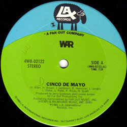 War Cinco De Mayo Vinyl 12" USED