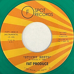 Fat Produce Sticky Beets Vinyl 7" USED