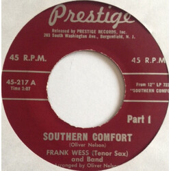 Frank Wess Southern Comfort Part 1 + 2 USED VINYL 7INCH