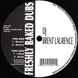 Brent Laurence Freshly Baked Dubs Vinyl 12" USED