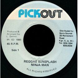 Ninjaman Reggae Sunsplash USED VINYL 7INCH 45 RPM