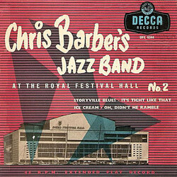 Chris Barber's Jazz Band At The Royal Festival Hall No. 2 VINYL 7" USED