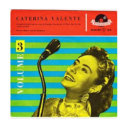 Caterina Valente Caterina Valente " 3 " USED VINYL 7INCH 45 RPM EP MONO