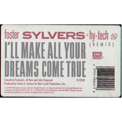 Foster Sylvers / Hy-Tech I'll Make All Your Dreams Come True (Remix) USED VINYL 12INCH 33 S RPM STEREO