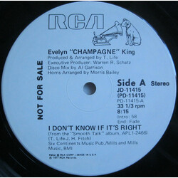 Evelyn King I Don't Know If It's Right Vinyl 12" USED
