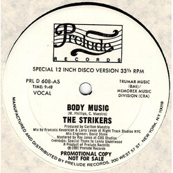 The Strikers Body Music Vinyl 12" USED