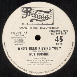 Hot Cuisine Who's Been Kissing You ? Vinyl 12" USED