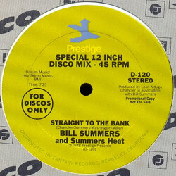 Bill Summers & Summers Heat Straight To The Bank Vinyl 12" USED