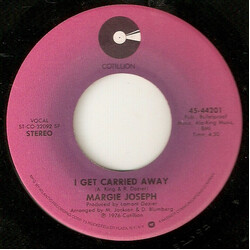 Margie Joseph I Get Carried Away / Hear The Words, Feel The Feeling USED VINYL 7INCH 45 RPM STEREO