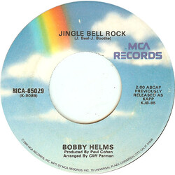 Bobby Helms Jingle Bell Rock / The Bell That Couldn't Jingle USED VINYL 7INCH 45 RPM REISSUE
