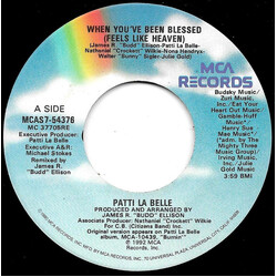 Patti LaBelle When You've Been Blessed Vinyl 7" USED