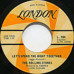 The Rolling Stones Let's Spend The Night Together Vinyl 7" USED