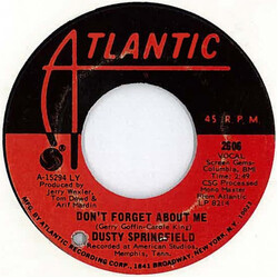 Dusty Springfield Don't Forget About Me Vinyl 7" USED