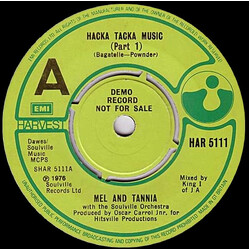 Mel & Tannia / The Soulville Orchestra Hacka Tacka Music Vinyl 7" USED
