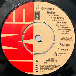 Sanity Clause Christmas Jingles Vinyl 7" USED