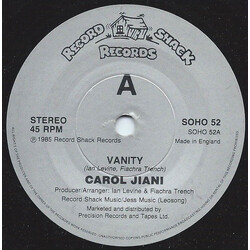 Carol Jiani Vanity Vinyl 7" USED